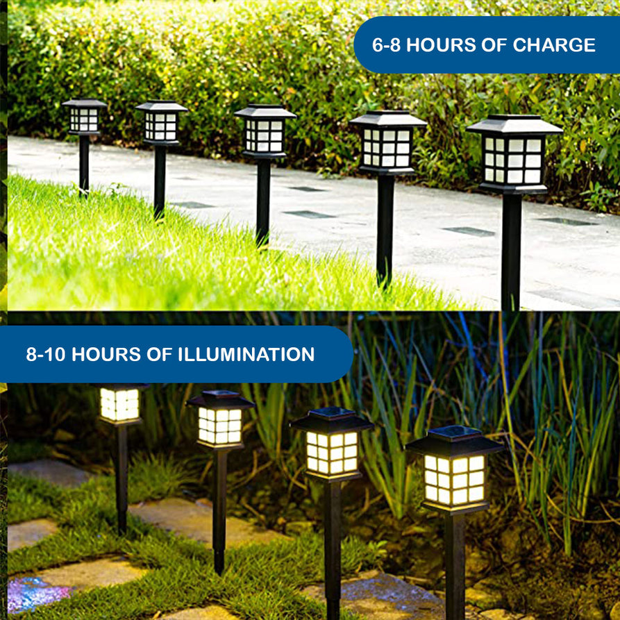 Led Solar Pathway Lights Waterproof