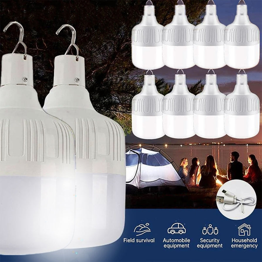 Rechargeable Camping LED Lights Bulbs 60 80 100W