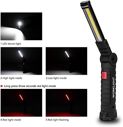 Multifunctional Charging Cob Work Light