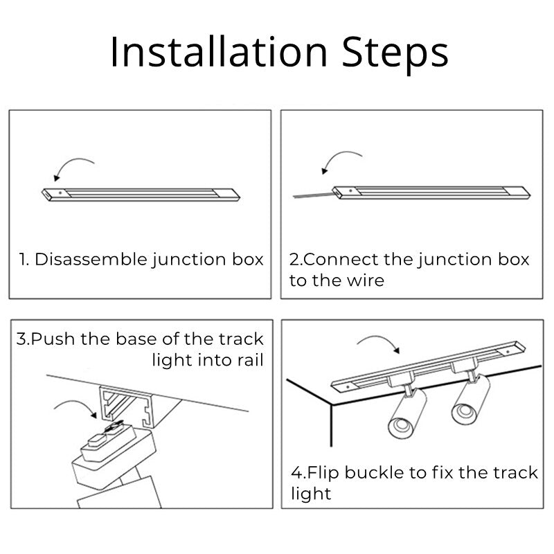 RGB LED Ceiling Track Light