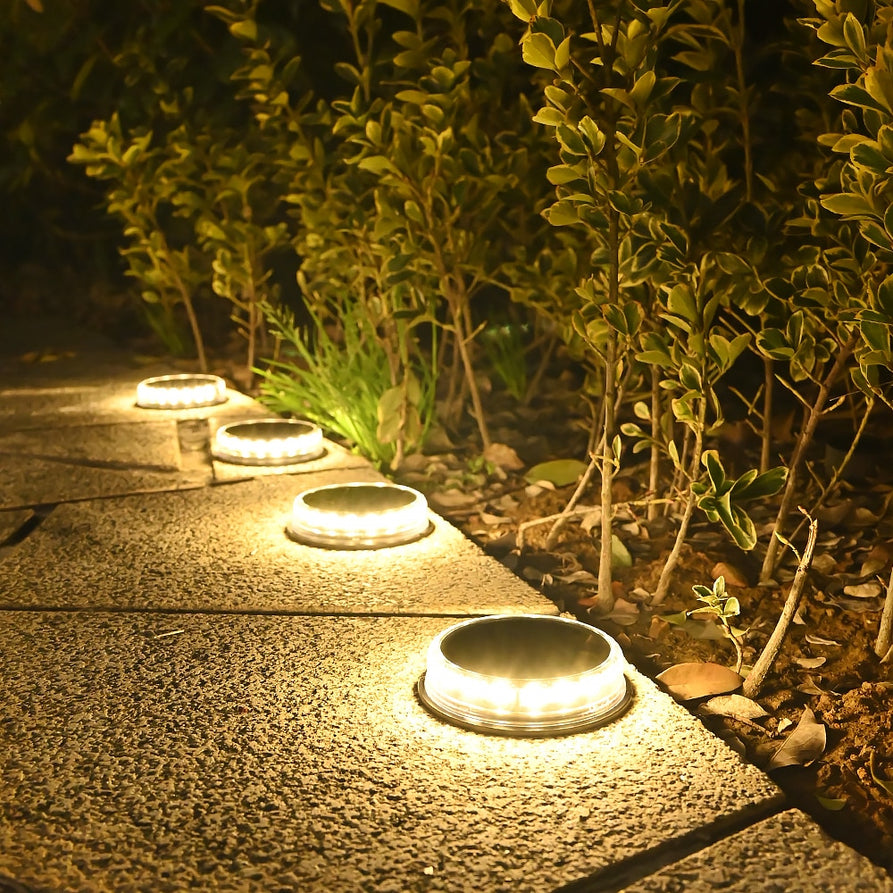 Solar Lawn Pathway Patio Decoration Ground Light