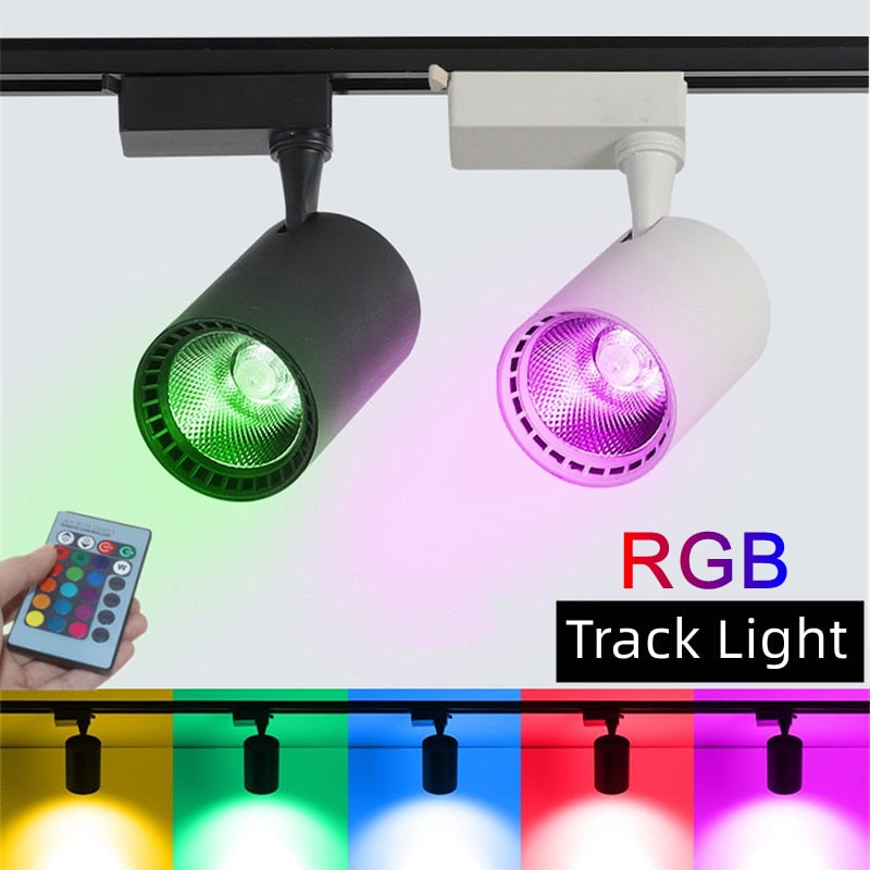 RGB LED Ceiling Track Light